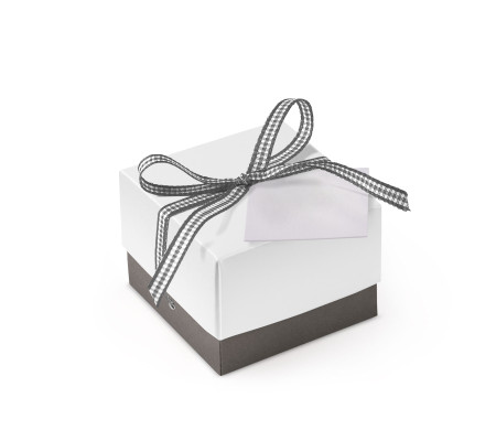 Graziosa Scatola Regalo con Coperchio e Fiocco Decorativo 