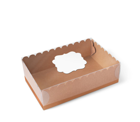 Caja para 6 Cupcakes, Magdalenas o Cookies