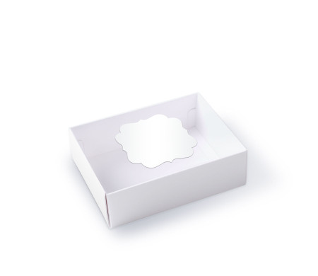 Caja para Macarons con Faja transparente