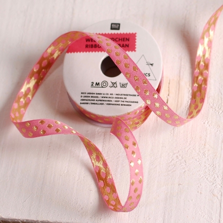 Pink dotted ribbon