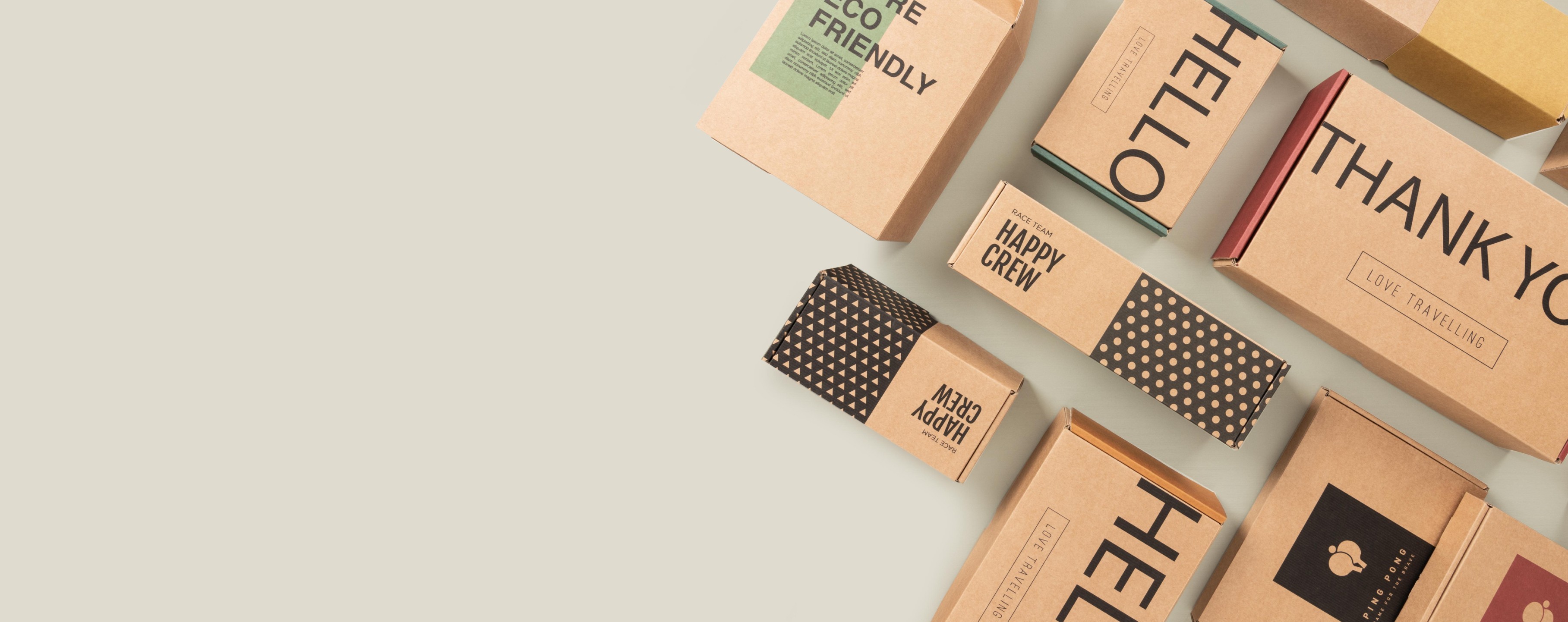 Packaging e-commerce pour marques